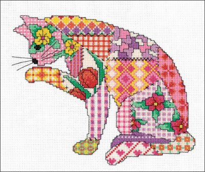 Cat Patchwork Pattern