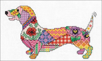 Dog Patchwork Pattern