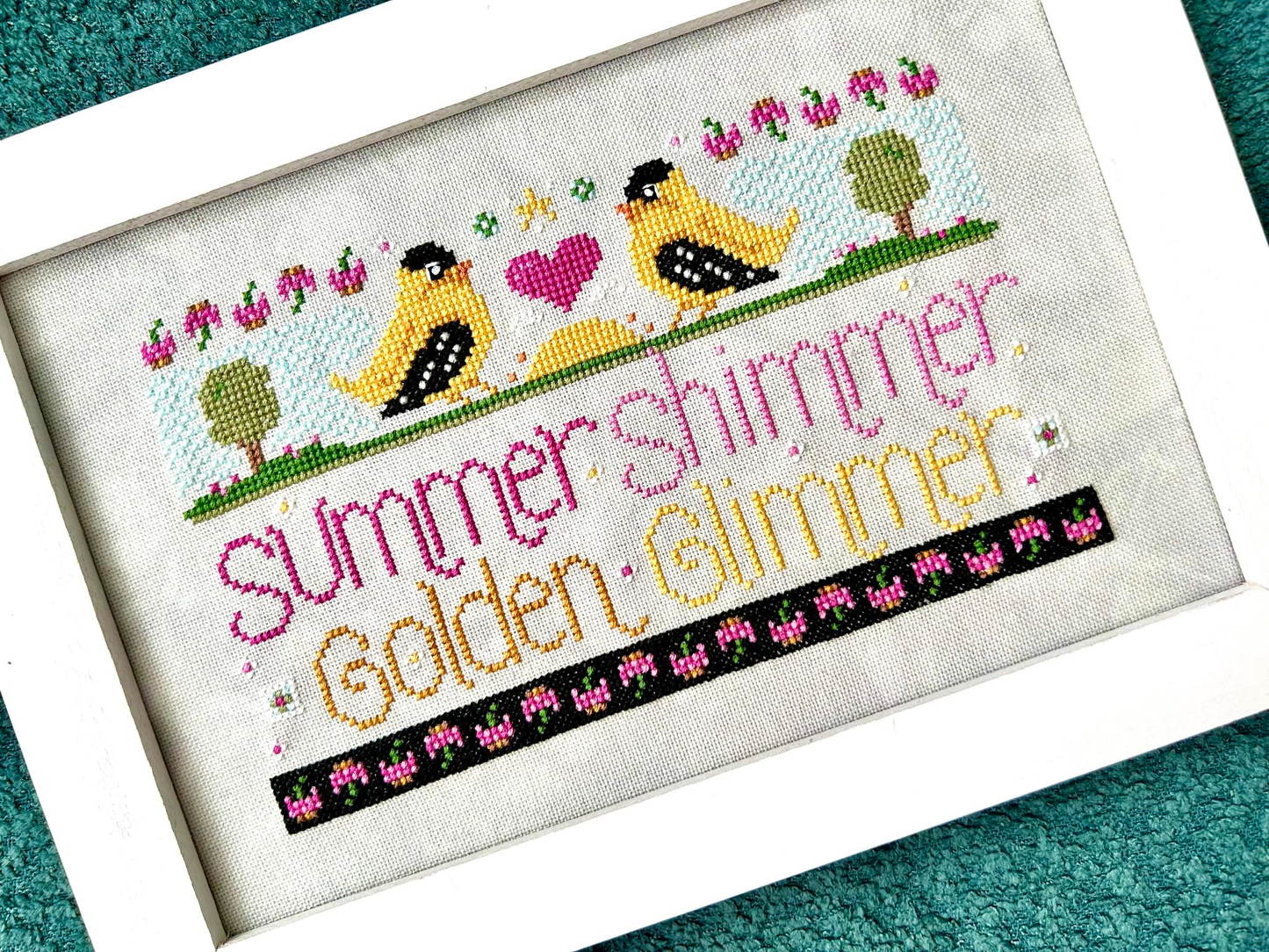 Wordy Birds August Pattern