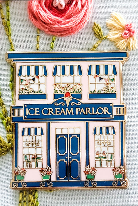 Ice Cream Parlour Needle Minder