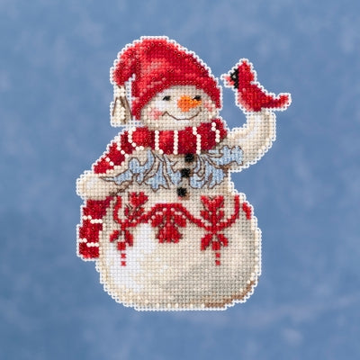 Snowman with Cardinal Kit