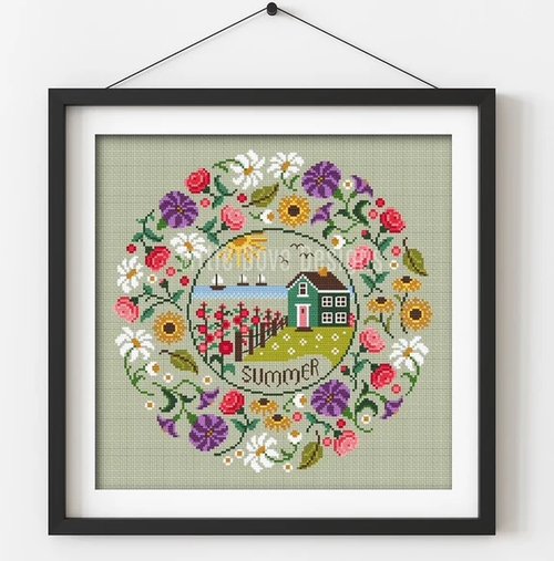 Seasonal Circles - Summer Pattern