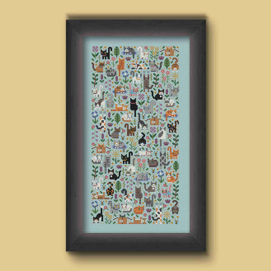 Cat Garden Pattern