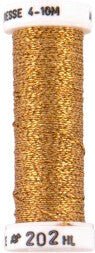 Au Ver a Soie Metallic Braid Size 4 MBR-40202HL