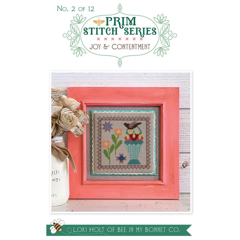 Prim Stitch #2 Joy and Contentment Pattern