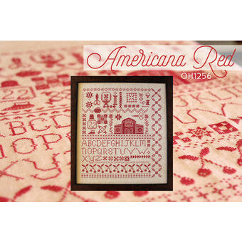 Americana Red Pattern