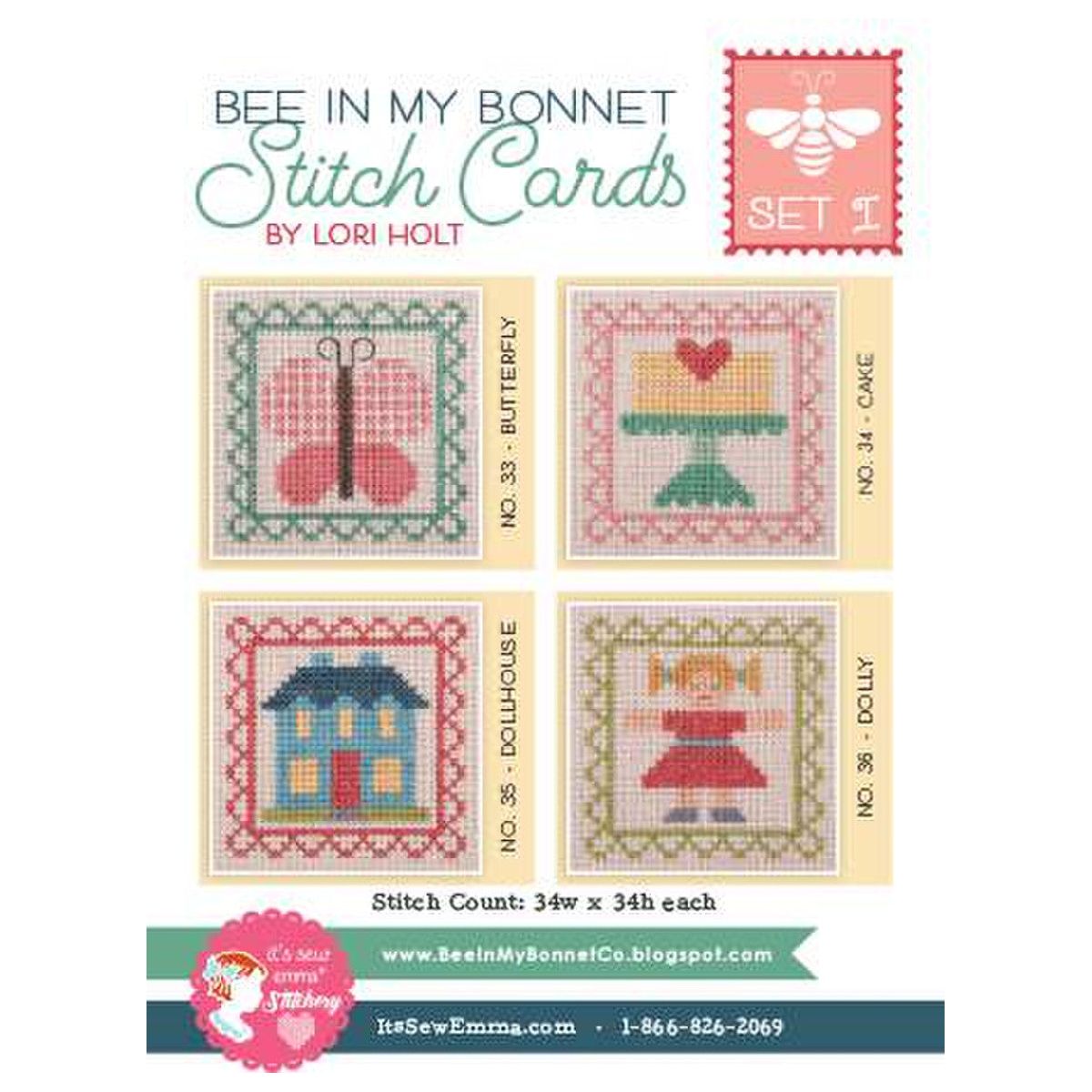 Stitch Cards Set I Pattern