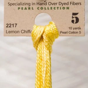 Pearl Cotton 5 – 2217 Lemon Chiffon