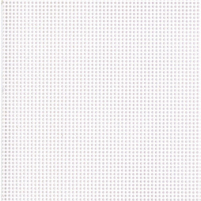 Perforated PVC Material 18 ct White
