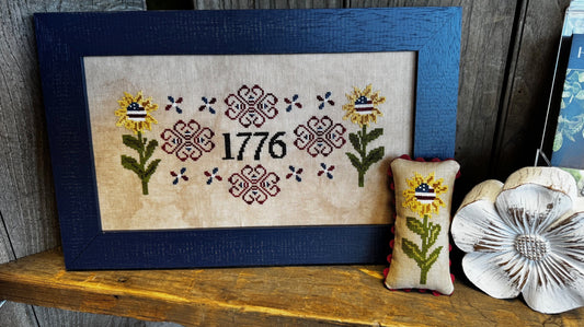 PDF Patriotic Sunflowers Pattern