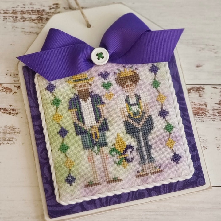 Mr. and Mrs. Mardi Gras Pattern