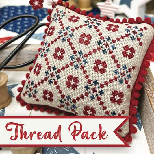 Thread Pack Red White and Blue Quilt by Primrose Cottage Stitches