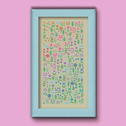 Pastel Garden Pattern