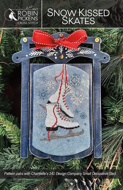 Snow Kissed Skates Pattern