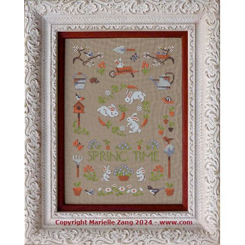 Rabbits in the Garden Pattern