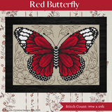 Red Butterfly Pattern