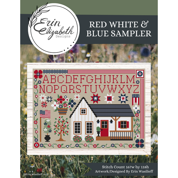 Red White and Blue Sampler Pattern