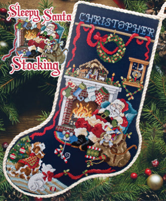 Sleepy Santa Stocking Pattern