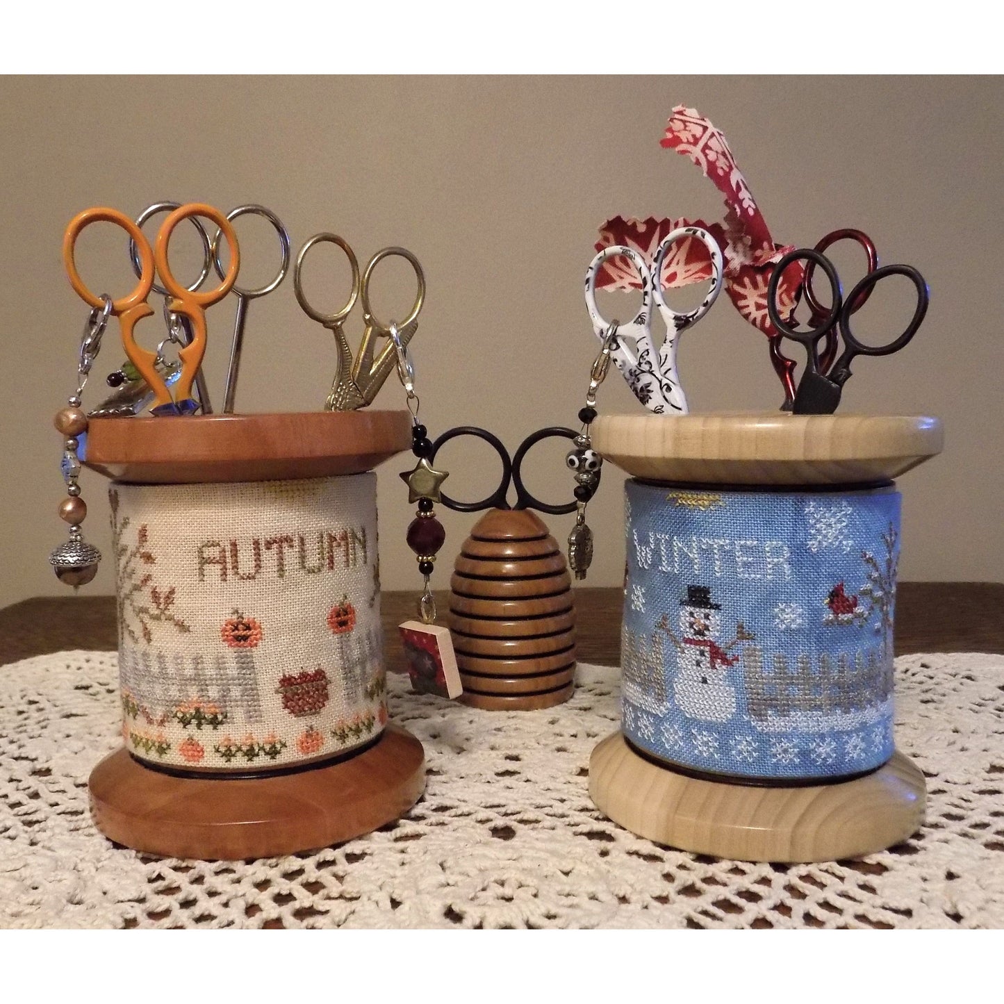Seasonal Spools Autumn and Winter Pattern