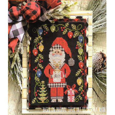 Jolly St Nick and Rudolph Pattern