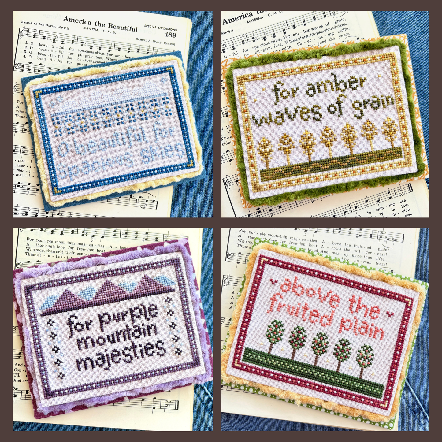 America The Beautiful Collection Pattern
