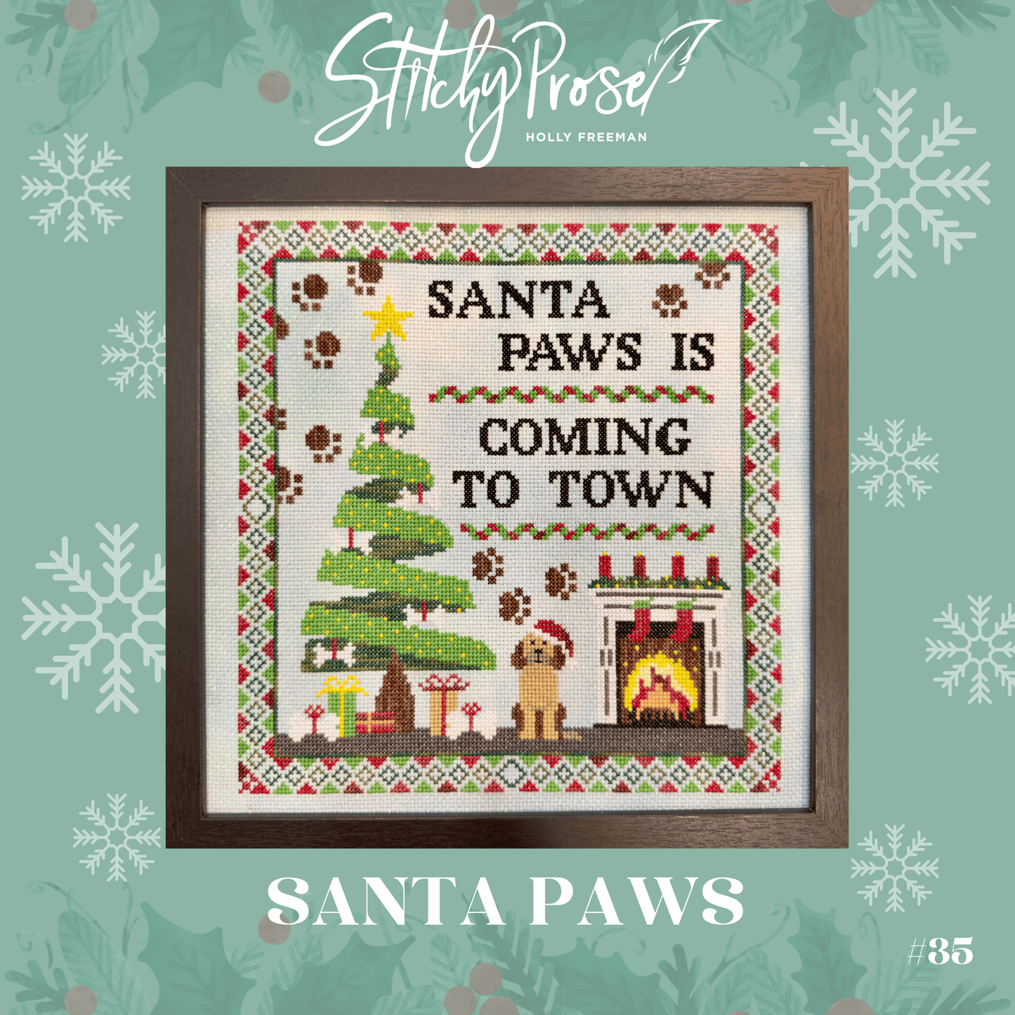 Santa Paws Pattern