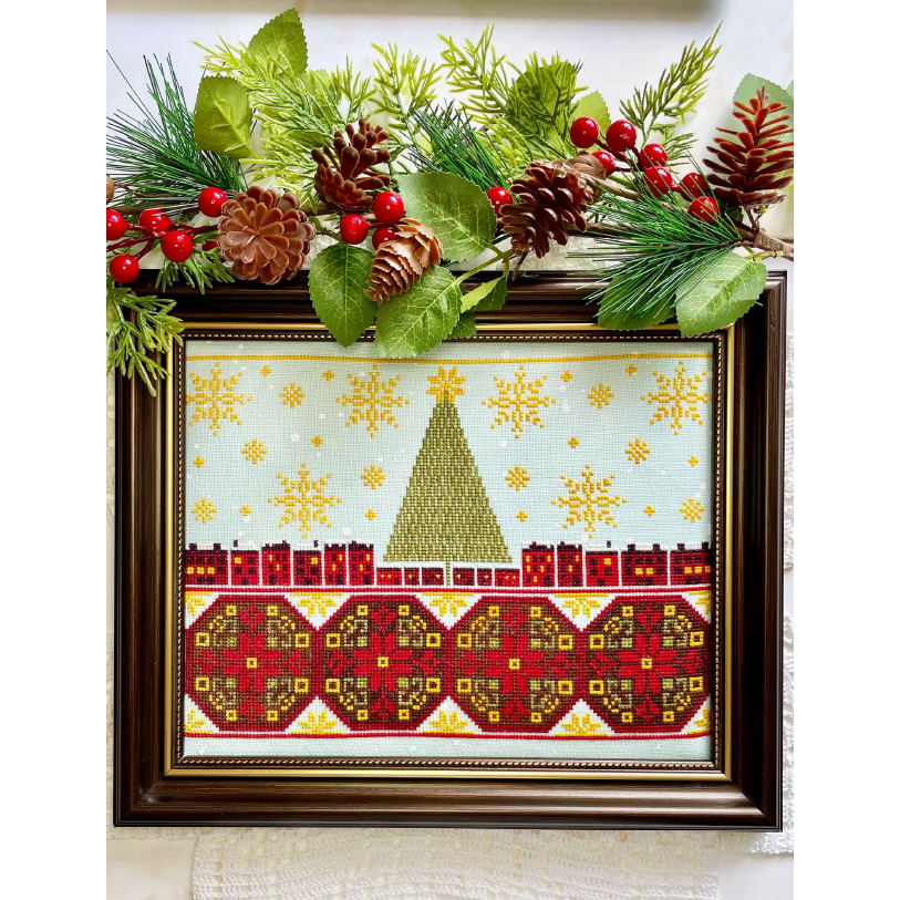 Christmas Village Pattern