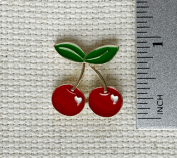 Cherries Enamel Needle Minder