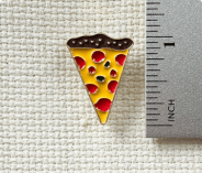 Pizza Enamel Needle Minder