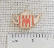 Tea Pot Enamel Needle Minder