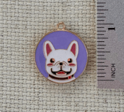 Dog Tag 2 Enamel Needle Minder