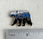 Mountain Bear Enamel Needle Minder