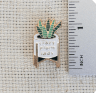 Crazy Plant Lady Enamel Needle Minder