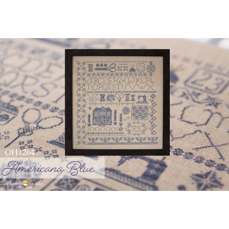 Americana Blue Pattern