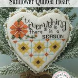 Sunflower Quilted Heart Pattern