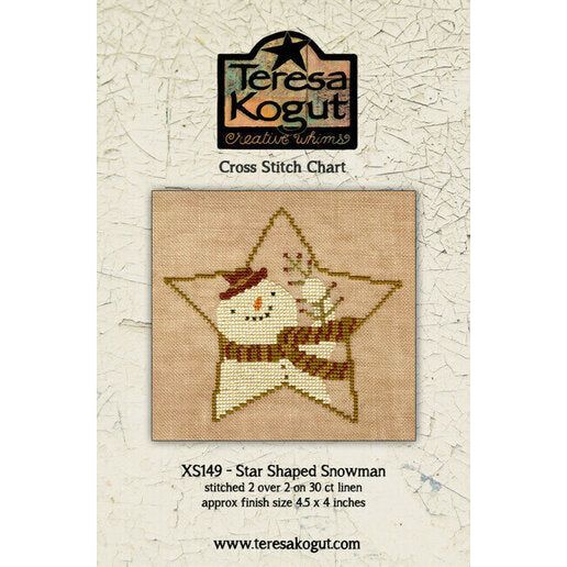 Star Shaped Snowman Pattern