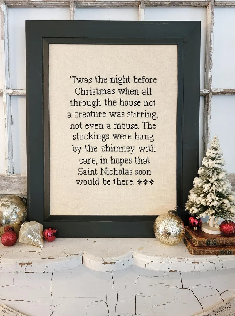 The Night Before Christmas Pattern