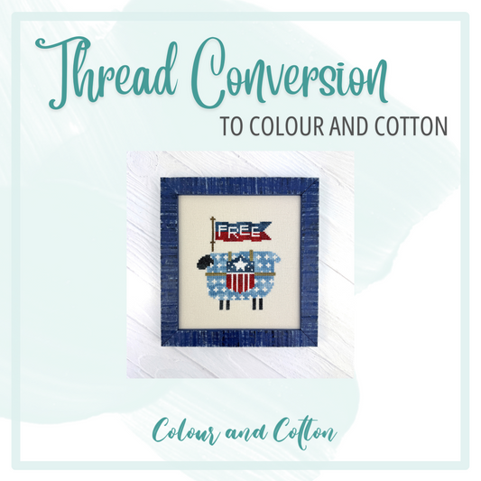 Thread Conversion Red White and Ewe by Bent Creek
