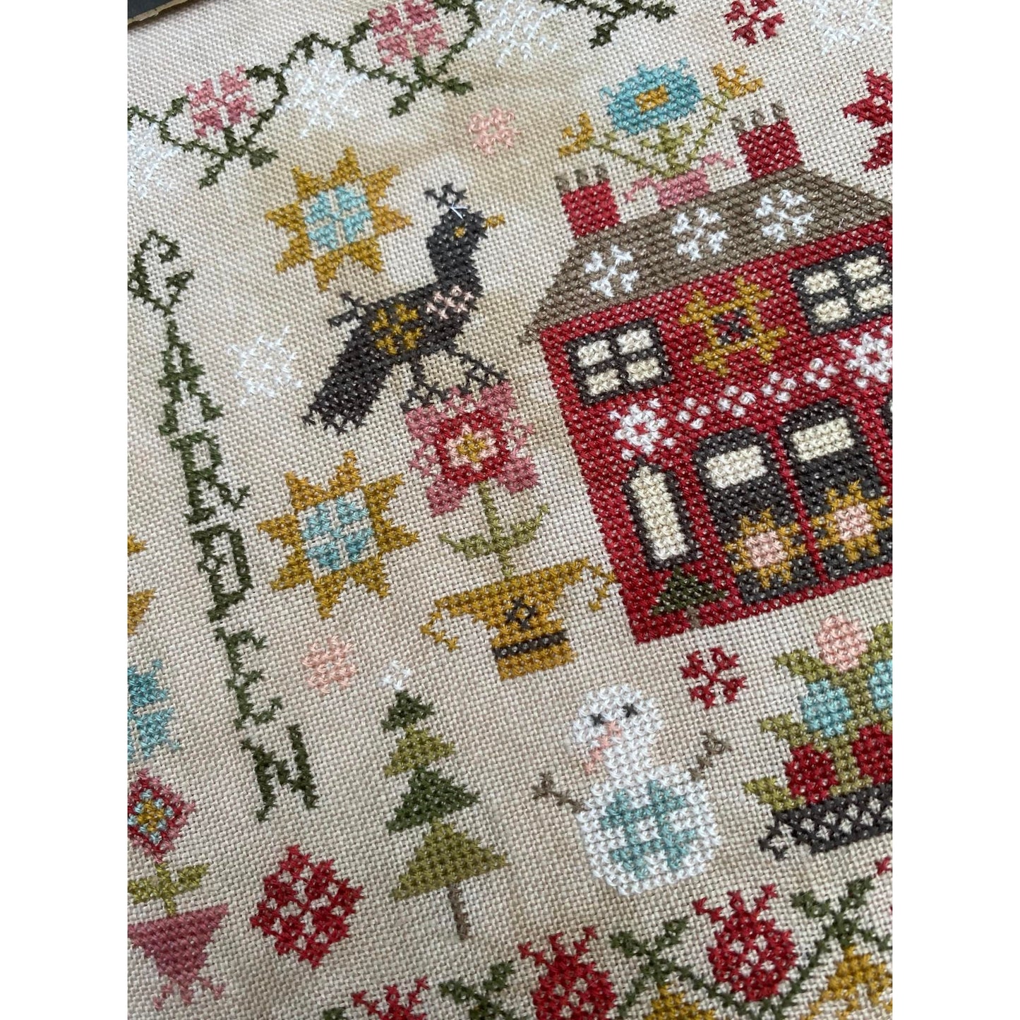 Winter Garden at Cranberry Manor Pattern