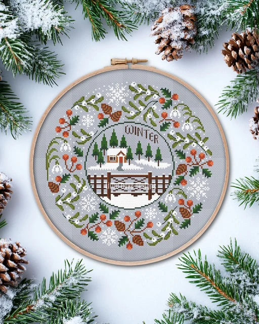 Seasonal Circles - Winter Pattern