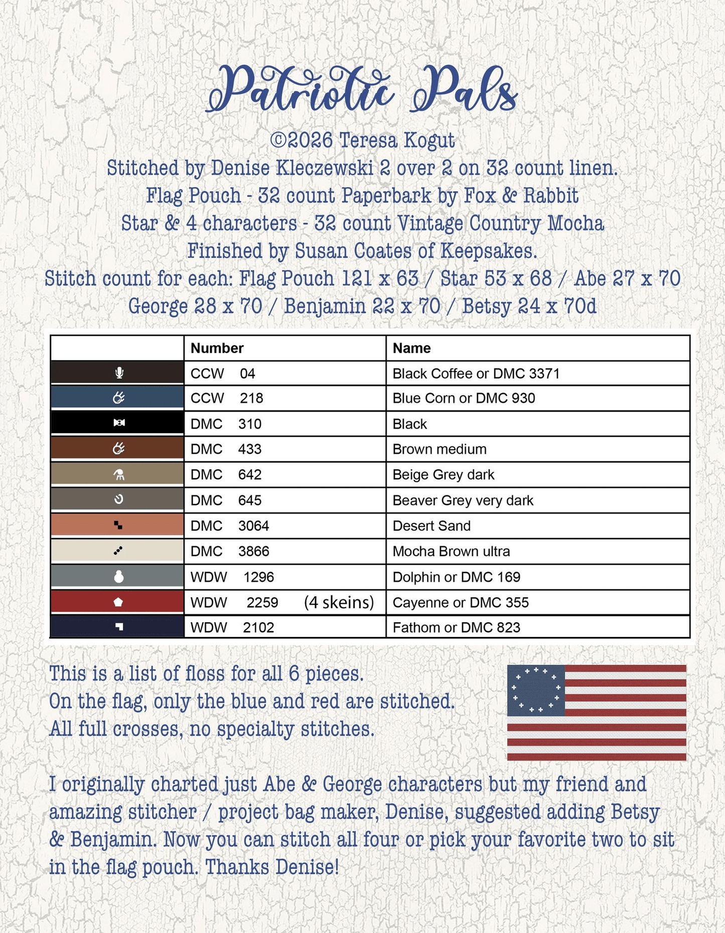 Patriotic Pals Pattern