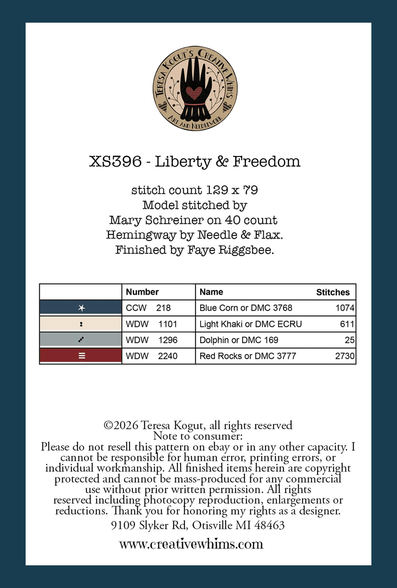 Liberty and Freedom Pattern