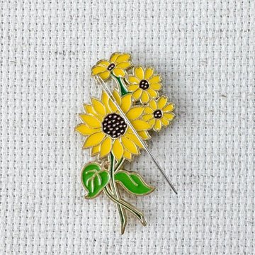 Sunflower Enamel Needle Minder