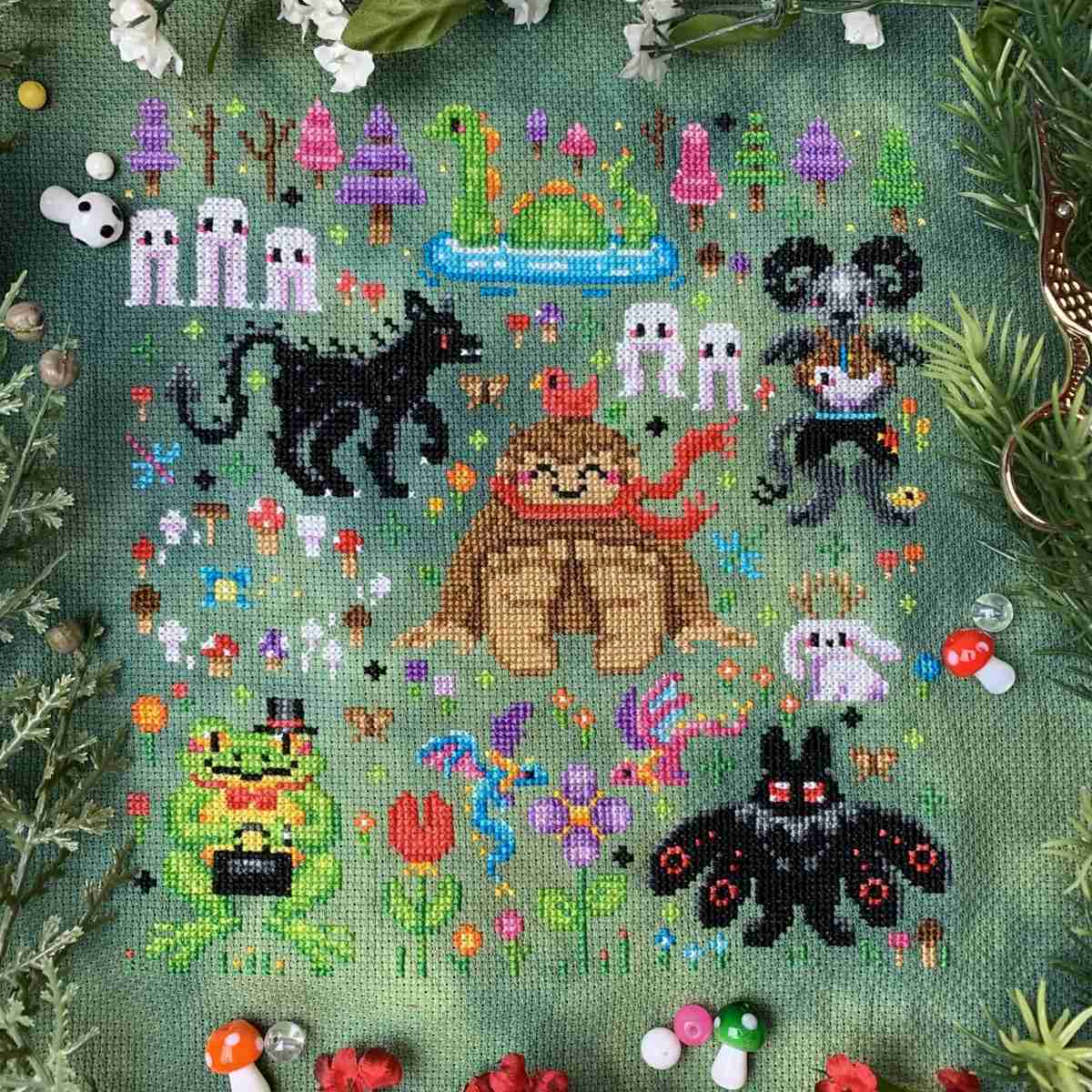 Cuddly Cryptids Pattern