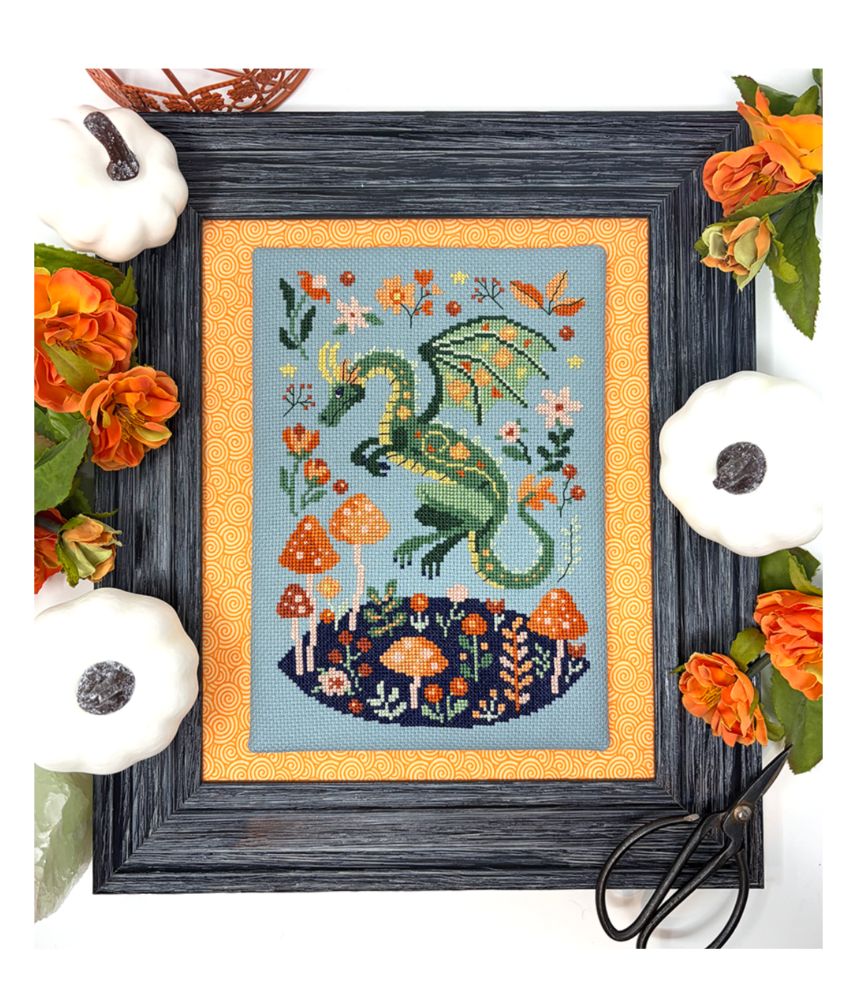 Fall Folk Dragon Pattern