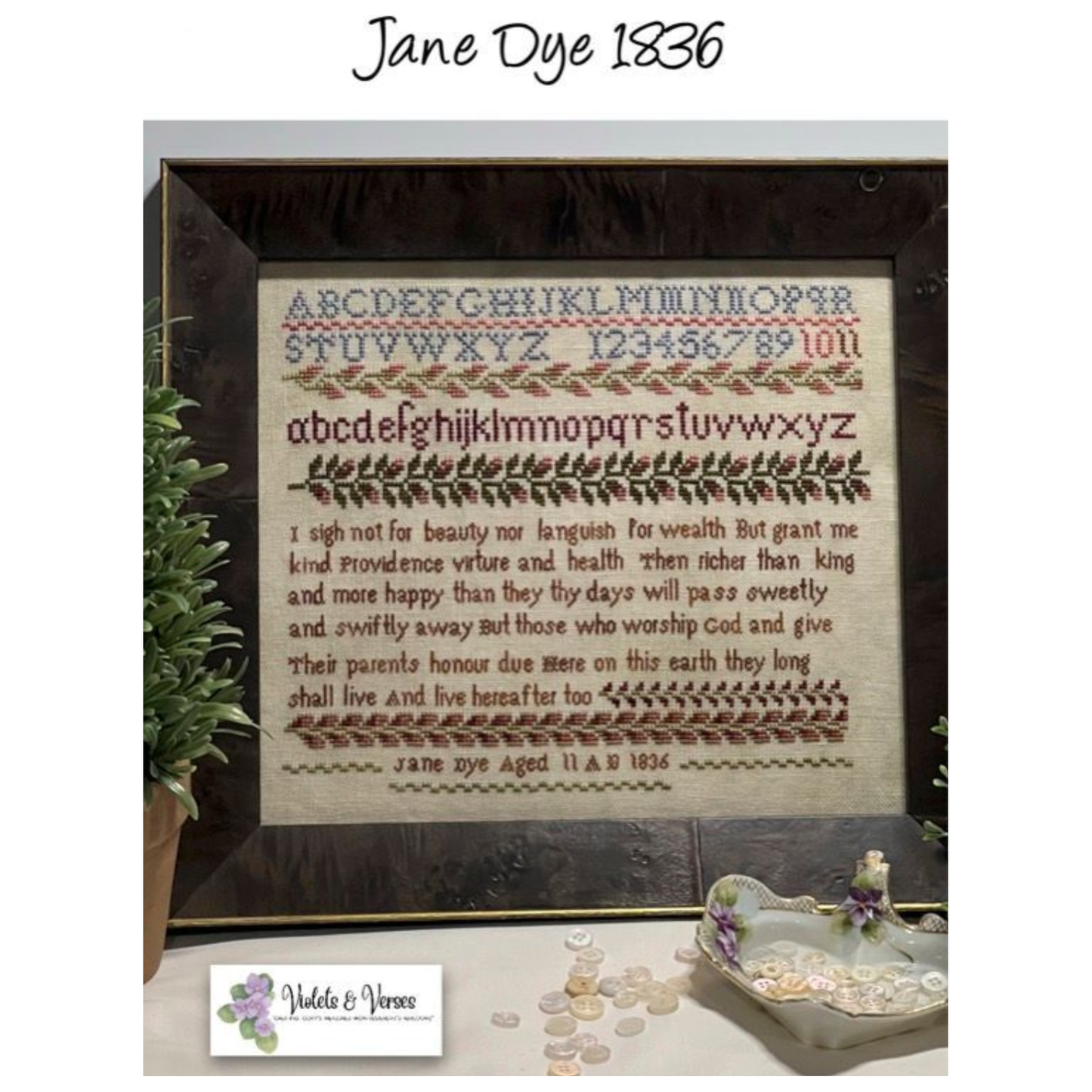 Jane Dye 1836 Pattern