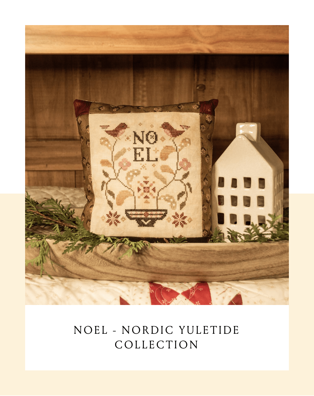 Nordic Yuletide Noel Pattern