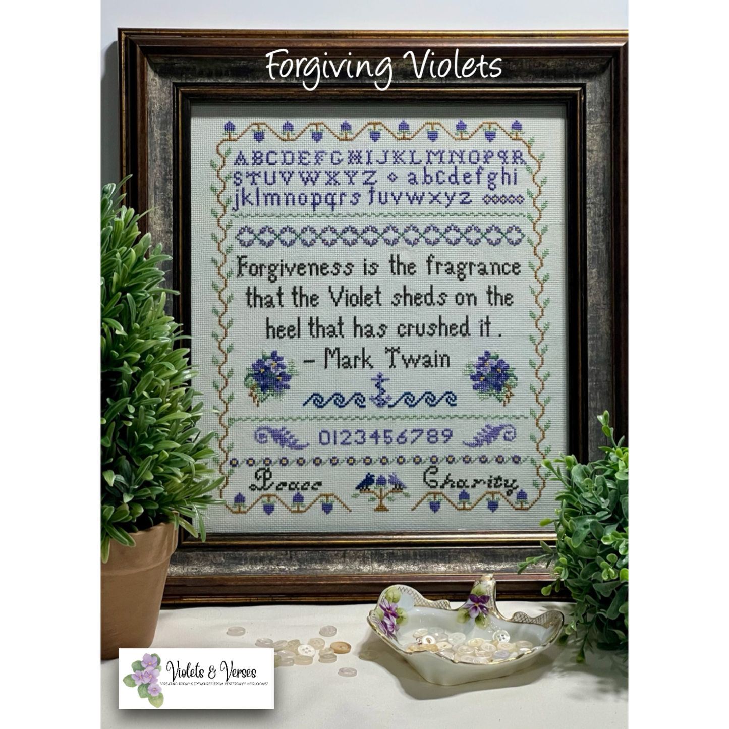 Forgiving Violets Pattern