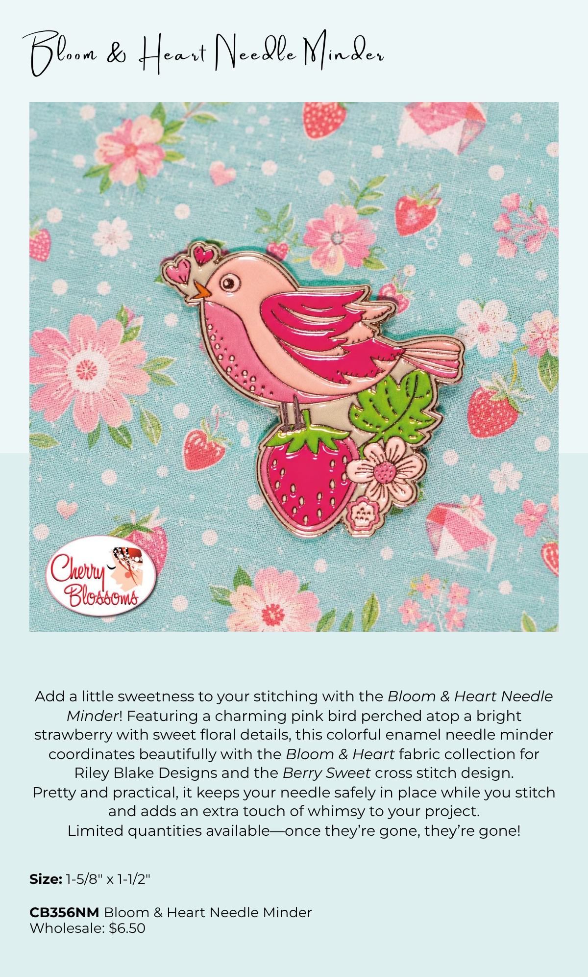 Bloom & Heart Needle Minder