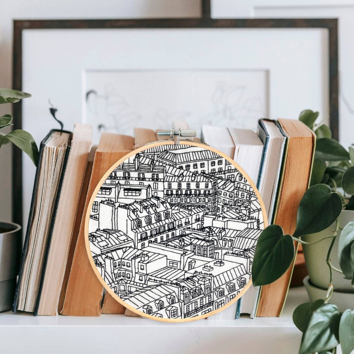 Rooftops of Paris Embroidery Kit